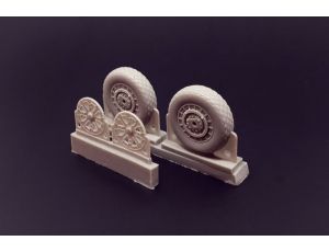 F4U Corsair Cross Thread Wheels set