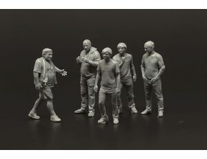 Aeroclub members-5 figures(3D print) 1/4
