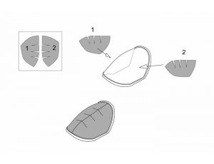 Me P1103 rocket fighter canopy mask