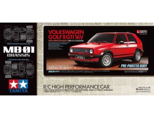 MB-01 VW Golf II 16V Red PB 1/10