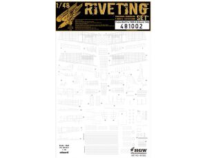 Fw 190D-9 - kompletní nýtovací sada
