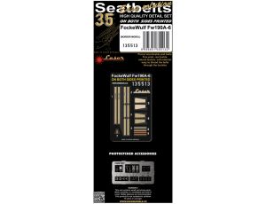 FockeWulf Fw190A-6 (laser)Seatbelts 1/35