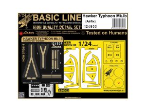 Hawker Typhoon Mk.Ib Basic line 1/24