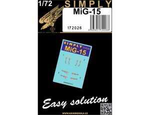 Mig 15 Simply Seatbelts 1/72