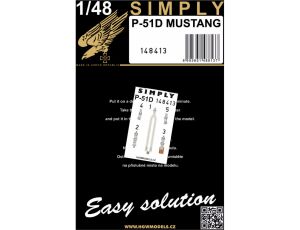 P-51D Mustang Simply Seatbelts 1/48