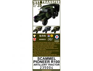 Scammel Pioneer R 100 popisky 1/35