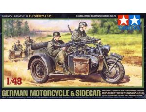German bike & sidecar 1/48