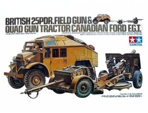 British 25pdr Gun&Quad Tractor