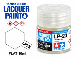 Tamiya LP-23 Flat Clear/Matný Lak
