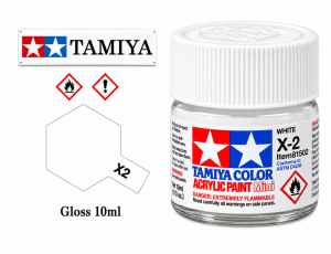Tamiya X-2 White/Bílá