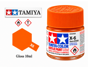 Tamiya X-6 Orange/Oranžová