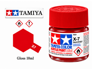 Tamiya X-7 Red/Červená
