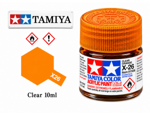Tamiya X-26 Clear Orange/Oranžová Průhl.