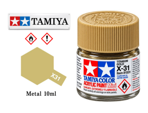 Tamiya X-31 Titanium Gold/Zlatá