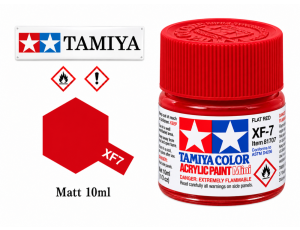 Tamiya XF-7 Flat Red/Červená Matná