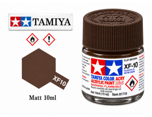 Tamiya XF-10 Flat Brown/Hnědá Matná