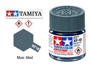 Tamiya XF-18 Medium Blue/Modrá Střední