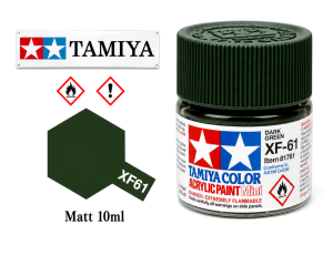 Tamiya XF-61 Dark Green/Tmavě Zelená