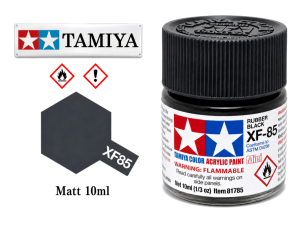 Tamiya XF-85 Rubber Black/Pneumatiková