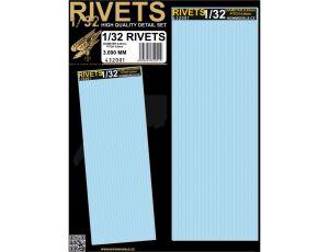 Volné řady nýtů - Rivets (0.25/0.8) 1/32