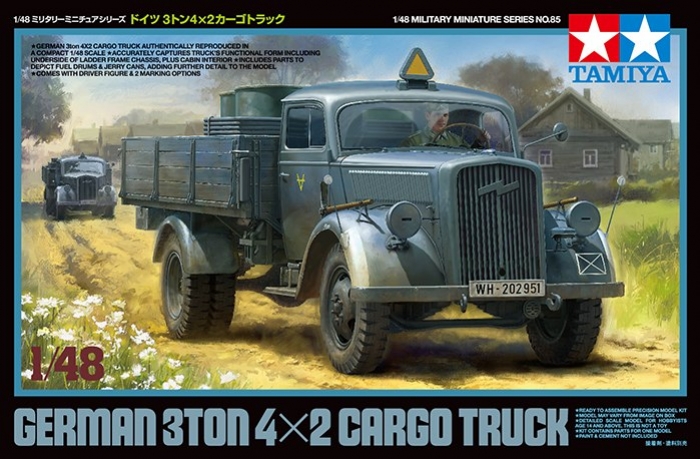 German 3t 4x2 Cargo Truck 1/48