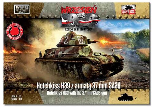 Hotchkiss H39 with the 37mm SA38 gun 1/7