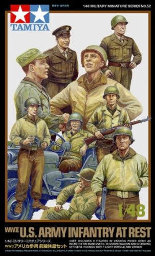 US Army Infantry at Rest 1/48