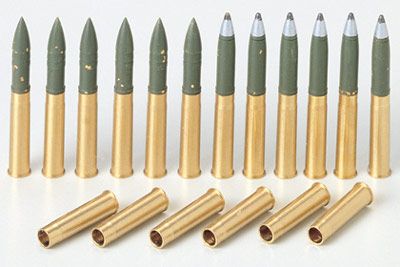 M4 Sherman Brass 75mm Projectiles