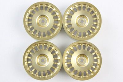 24mm Rally Dish Wheel Gold