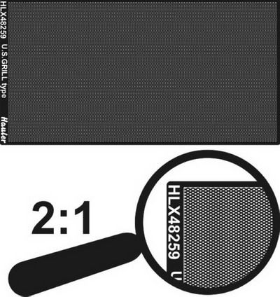 US Grill type engraved plate