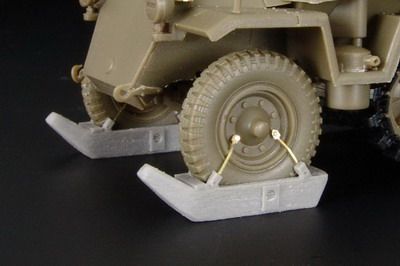 Sd.Kfz.250-251 front wheels ski