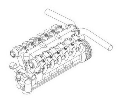 Nuffield Liberty Mk.III British engine