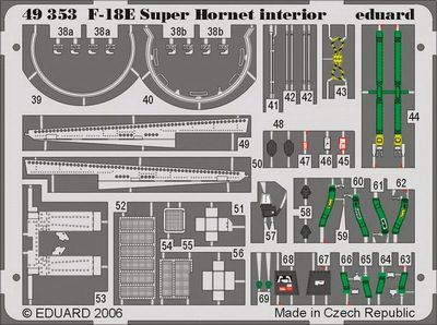 F/A-18E Super Hornet interior (Hasegawa