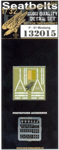 P-51 Mustang (Early) Seatbelts 2pcs.