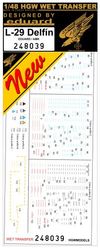 L-29 Delfín - popisky