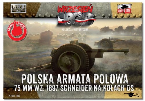 Schneider 75mm Polish Field Cannon