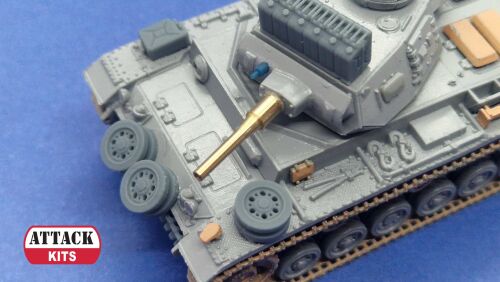 5 cm Kwk 38L/42 - kovová hlaveň 1/72