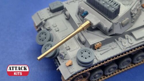 5 cm Kwk 39L/60 - kovová hlaveň 1/72