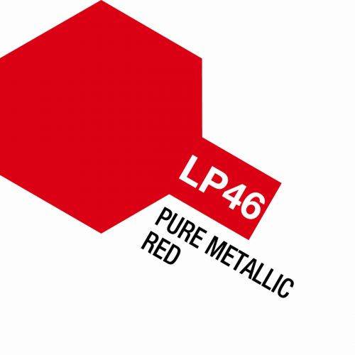 Tamiya LP-46 Pure Metalic Red/červená