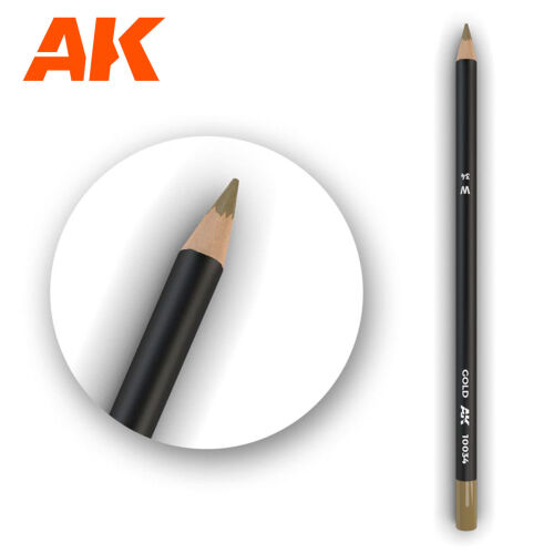 Watercolor Pencil Gold