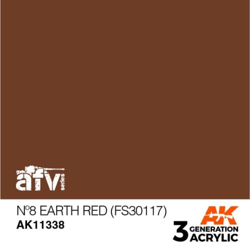 No8 Earth Red (FS30117) 17ml
