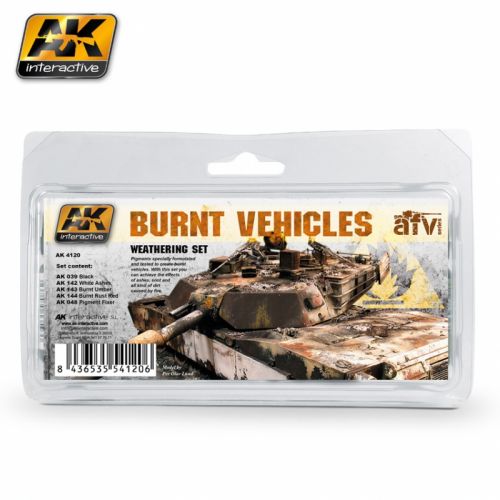 Burnt Vehicles Set
