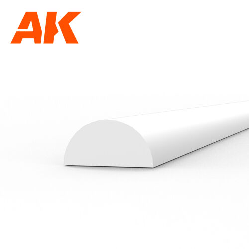 HALF CANE 3.00x350mm x 3 units STYRENE