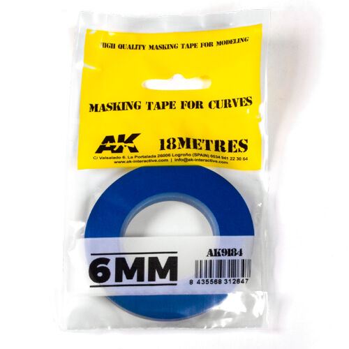 Masking Tape for curves 6mm- Maskovací p