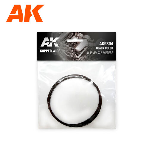 Copper Wire 0.45mmx5meters BLACK COLOR