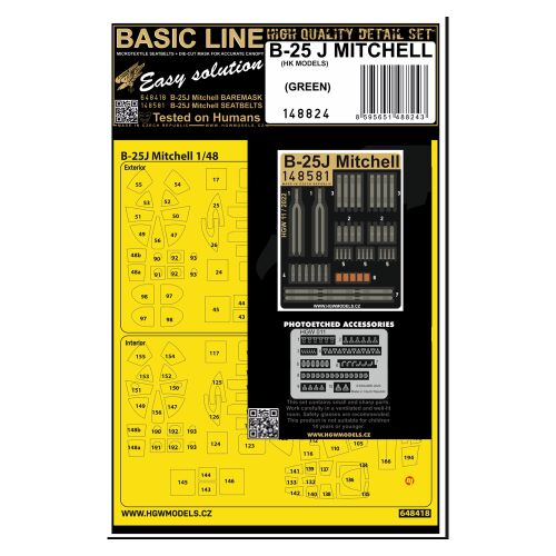 B-25J Mitchell(Green) Basic Line