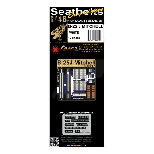 B-25J Mitchell (White) (laser)
