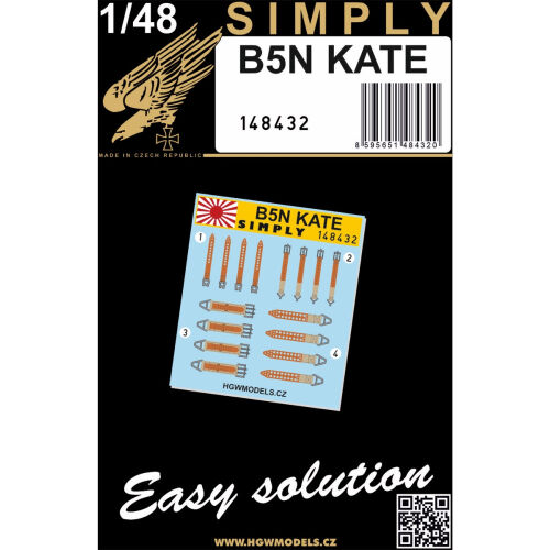 B5N Kate Simply Seatbelts 1/48
