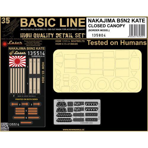B5N2 Kate closed canopy (laser)Basic Lin