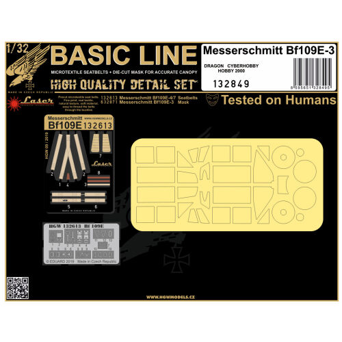 Messerschmitt Bf109E-3 Basic Line 1/32